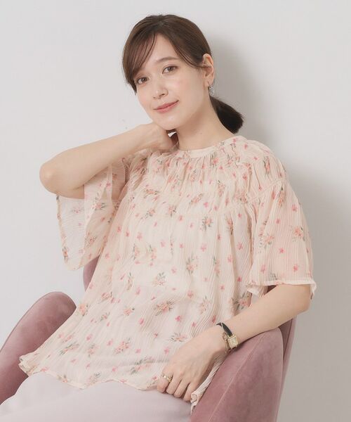ITS'DEMO / イッツデモ シャツ・ブラウス | 【手洗い可】花柄楊柳ブラウス | 詳細5