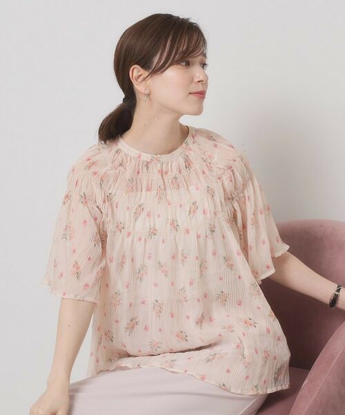 ITS'DEMO / イッツデモ シャツ・ブラウス | 【手洗い可】花柄楊柳ブラウス | 詳細6