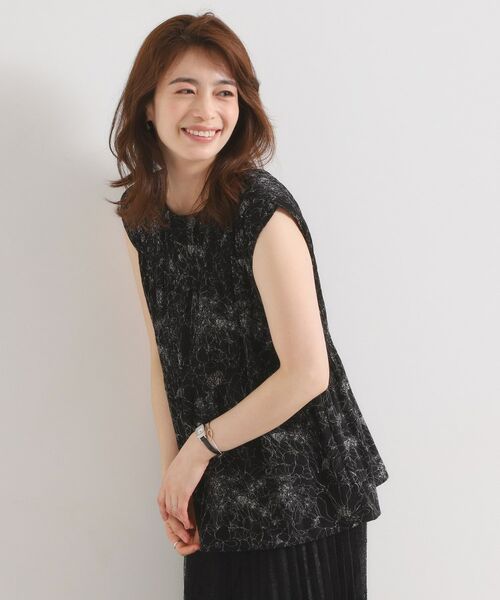 ITS'DEMO / イッツデモ シャツ・ブラウス | 【手洗い可】花柄プリーツブラウス | 詳細10