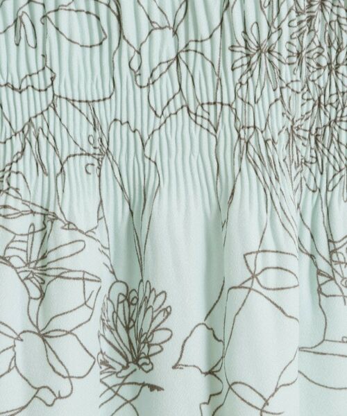 ITS'DEMO / イッツデモ シャツ・ブラウス | 【手洗い可】花柄プリーツブラウス | 詳細16