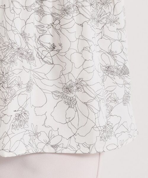 ITS'DEMO / イッツデモ シャツ・ブラウス | 【手洗い可】花柄プリーツブラウス | 詳細23