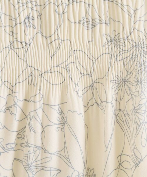 ITS'DEMO / イッツデモ シャツ・ブラウス | 【手洗い可】花柄プリーツブラウス | 詳細8