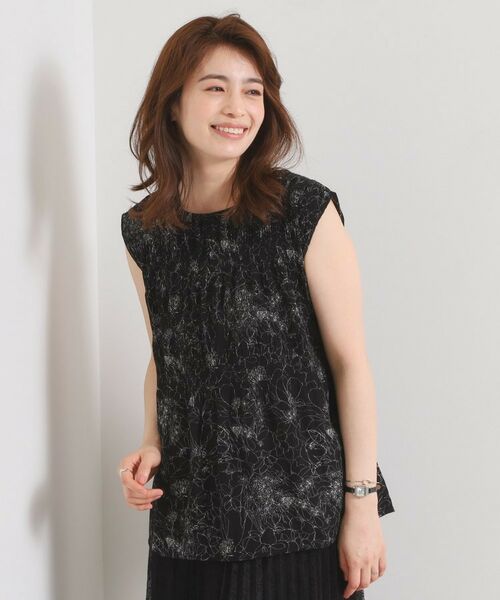 ITS'DEMO / イッツデモ シャツ・ブラウス | 【手洗い可】花柄プリーツブラウス | 詳細9