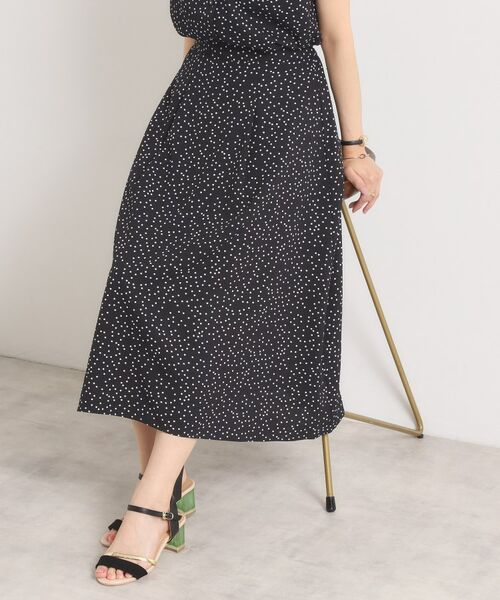 ITS'DEMO / イッツデモ ロング・マキシ丈スカート | 【UVカット／速乾／冷感／洗濯機OK／洗濯後しわになりにくい】麻調ストレッチタックスカート＜ラク服シリーズ＞ | 詳細9