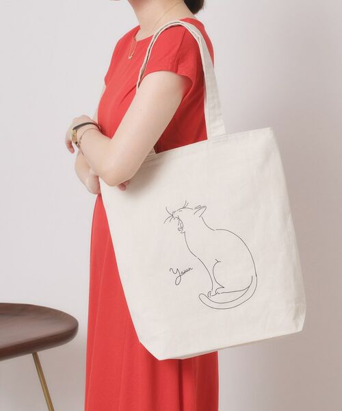 ITS'DEMO / イッツデモ トートバッグ | 【A4対応】グラフィックトート(アイボリー(004))