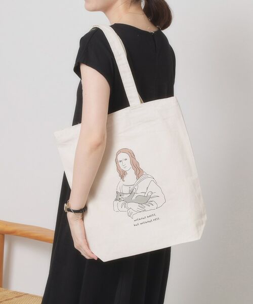 ITS'DEMO / イッツデモ トートバッグ | 【A4対応】グラフィックトート(アイボリー(704))