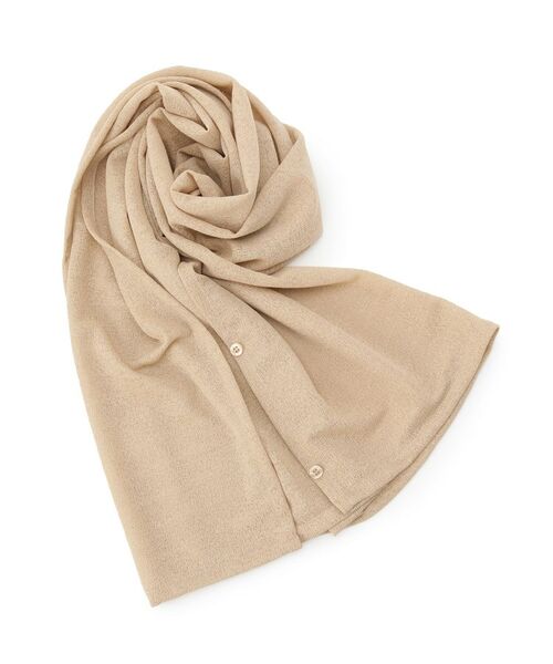 ITS'DEMO / イッツデモ マフラー・ショール・スヌード・ストール | 【寒暖差対策／手洗い可】リネンライク3WAYストール | 詳細1