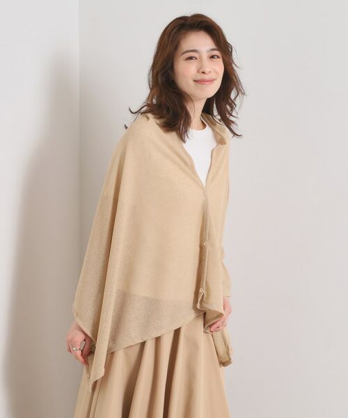 ITS'DEMO / イッツデモ マフラー・ショール・スヌード・ストール | 【寒暖差対策／手洗い可】リネンライク3WAYストール | 詳細6