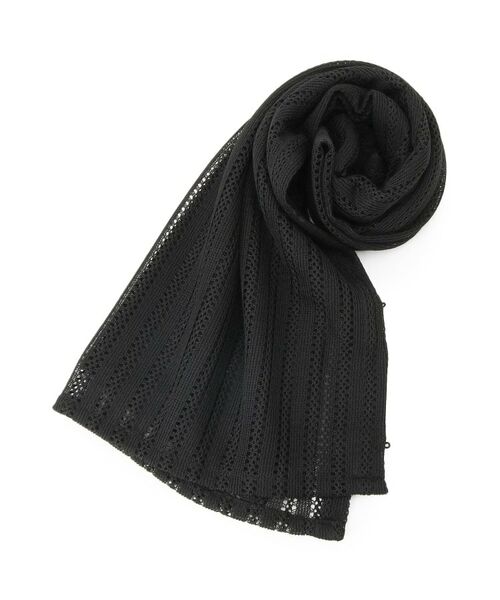 ITS'DEMO / イッツデモ マフラー・ショール・スヌード・ストール | 【寒暖差対策／手洗い可】透かしレース3WAYストール | 詳細1