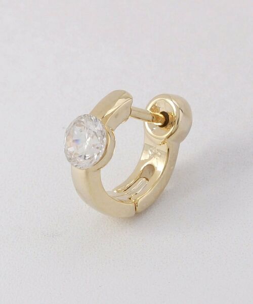 ITS'DEMO / イッツデモ ピアス・イヤリング | 一粒ストーンスムースタッチピアス | 詳細2