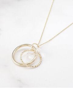 ITS'DEMO / イッツデモ ネックレス・ペンダント・チョーカー | ガラスリングネックレス