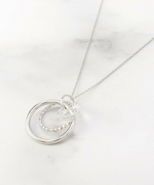 ITS'DEMO / イッツデモ ネックレス・ペンダント・チョーカー | ガラスリングネックレス | 詳細1