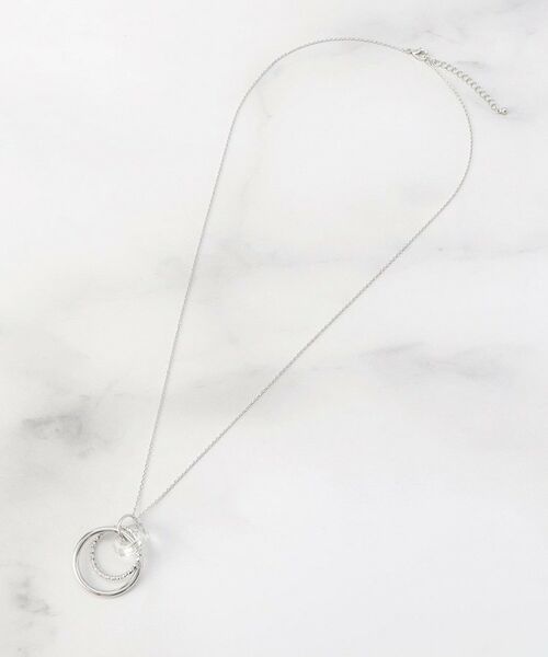 ITS'DEMO / イッツデモ ネックレス・ペンダント・チョーカー | ガラスリングネックレス | 詳細2