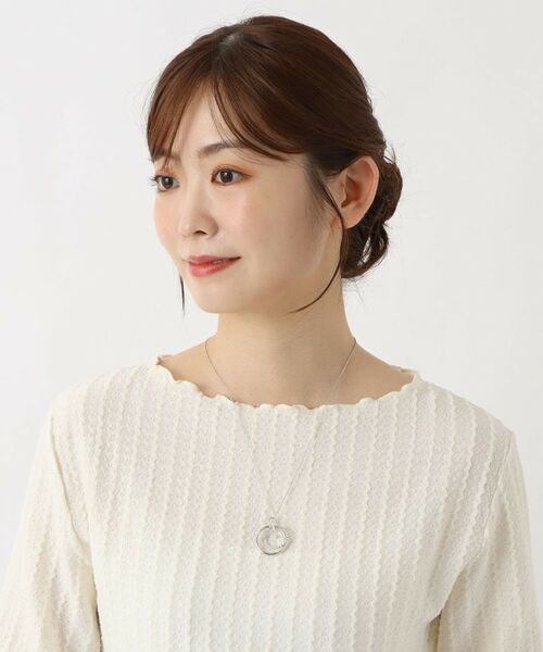 ITS'DEMO / イッツデモ ネックレス・ペンダント・チョーカー | ガラスリングネックレス | 詳細5