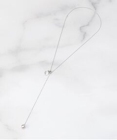 ITS'DEMO / イッツデモ ネックレス・ペンダント・チョーカー | ツブ×クリア玉Ｙ字ネックレス