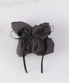 ITS'DEMO / イッツデモ ヘアアクセサリー | ブラックリボンクラップカフ