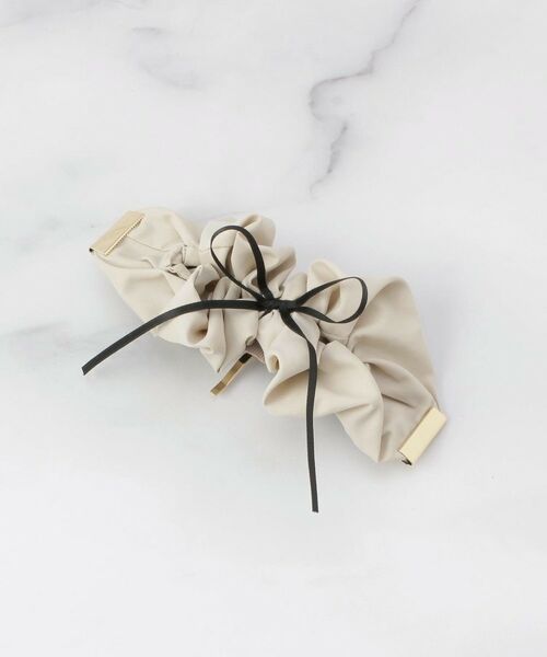 ITS'DEMO / イッツデモ ヘアアクセサリー | ブラックリボンクラップカフ | 詳細4