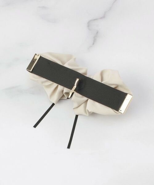 ITS'DEMO / イッツデモ ヘアアクセサリー | ブラックリボンクラップカフ | 詳細5