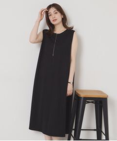 ITS'DEMO / イッツデモ ロング・マキシ丈ワンピース | 【接触冷感／洗濯機OK】カノコカットタックワンピース