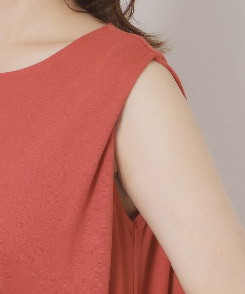 ITS'DEMO / イッツデモ ロング・マキシ丈ワンピース | 【接触冷感／洗濯機OK】カノコカットタックワンピース | 詳細26