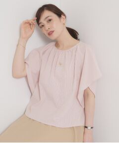 ITS'DEMO / イッツデモ シャツ・ブラウス | 【清涼感／手洗い可】サッカーストライプブラウス