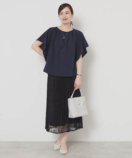 ITS'DEMO / イッツデモ シャツ・ブラウス | 【清涼感／手洗い可】サッカーストライプブラウス | 詳細10