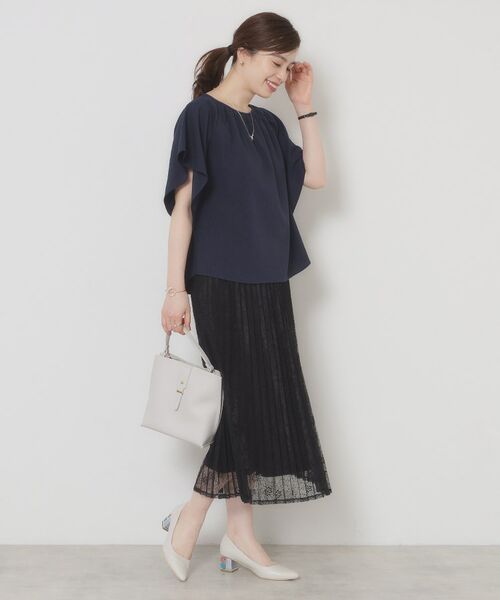 ITS'DEMO / イッツデモ シャツ・ブラウス | 【清涼感／手洗い可】サッカーストライプブラウス | 詳細11