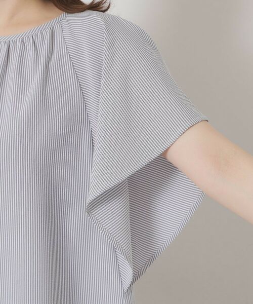 ITS'DEMO / イッツデモ シャツ・ブラウス | 【清涼感／手洗い可】サッカーストライプブラウス | 詳細22