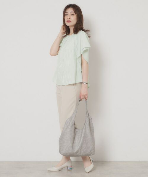 ITS'DEMO / イッツデモ シャツ・ブラウス | 【清涼感／手洗い可】サッカーストライプブラウス | 詳細3