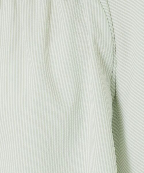 ITS'DEMO / イッツデモ シャツ・ブラウス | 【清涼感／手洗い可】サッカーストライプブラウス | 詳細4