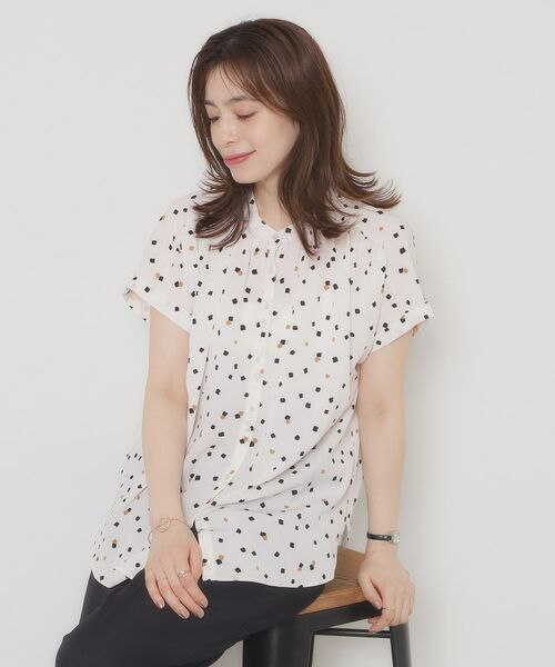 ITS'DEMO / イッツデモ シャツ・ブラウス | 【手洗い可】キカドットブラウス | 詳細13