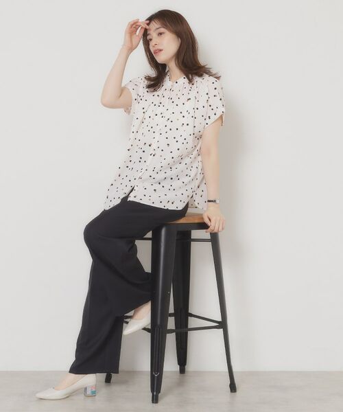 ITS'DEMO / イッツデモ シャツ・ブラウス | 【手洗い可】キカドットブラウス | 詳細14