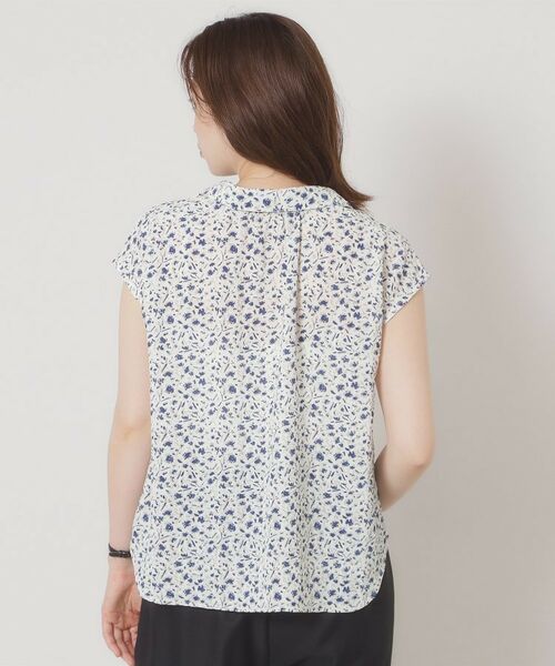 ITS'DEMO / イッツデモ シャツ・ブラウス | 【洗濯機OK】シャーリング小花ブラウス | 詳細19