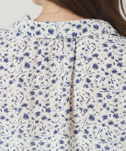ITS'DEMO / イッツデモ シャツ・ブラウス | 【洗濯機OK】シャーリング小花ブラウス | 詳細21