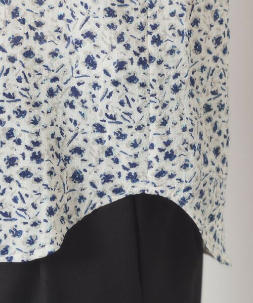 ITS'DEMO / イッツデモ シャツ・ブラウス | 【洗濯機OK】シャーリング小花ブラウス | 詳細23
