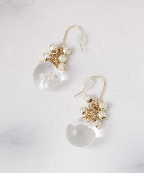 ITS'DEMO / イッツデモ ピアス・イヤリング | メタル×クリアボールピアス | 詳細1