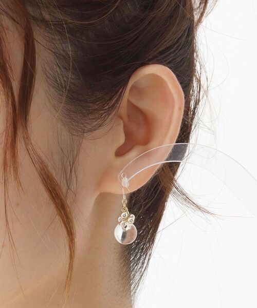 ITS'DEMO / イッツデモ ピアス・イヤリング | メタル×クリアボールピアス | 詳細3