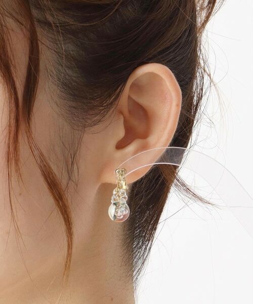 ITS'DEMO / イッツデモ ピアス・イヤリング | バブルマーブルイヤリング | 詳細3