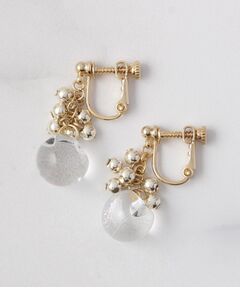 ITS'DEMO / イッツデモ ピアス・イヤリング | メタルｘクリアボールイヤリング