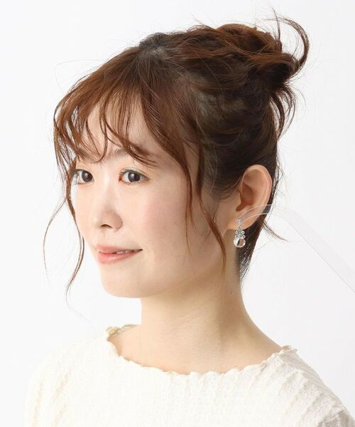 ITS'DEMO / イッツデモ ピアス・イヤリング | メタルｘクリアボールイヤリング | 詳細4