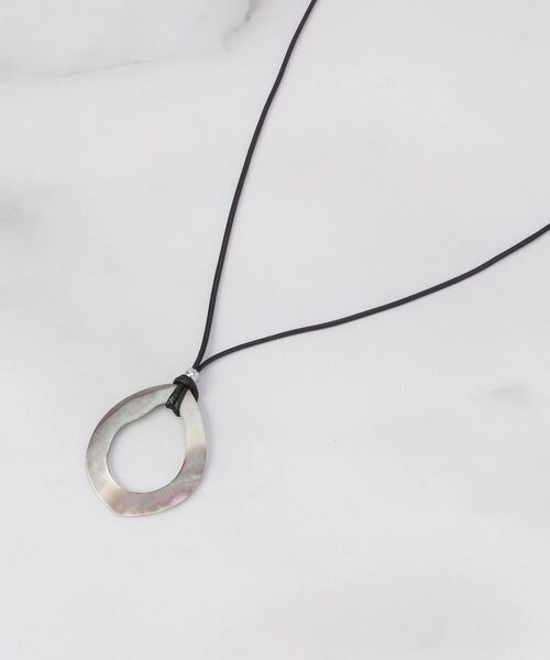 ITS'DEMO / イッツデモ ネックレス・ペンダント・チョーカー | シェルワントップネックレス | 詳細1