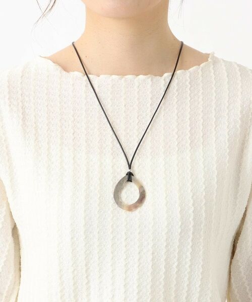 ITS'DEMO / イッツデモ ネックレス・ペンダント・チョーカー | シェルワントップネックレス | 詳細4