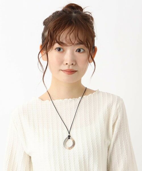 ITS'DEMO / イッツデモ ネックレス・ペンダント・チョーカー | シェルワントップネックレス | 詳細5