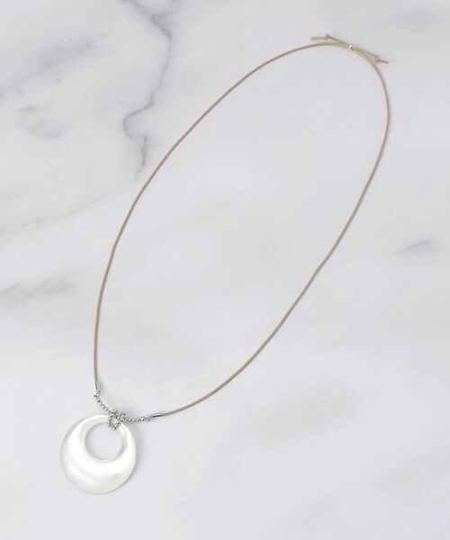 ITS'DEMO / イッツデモ ネックレス・ペンダント・チョーカー | シェル月の輪ネックレス | 詳細2