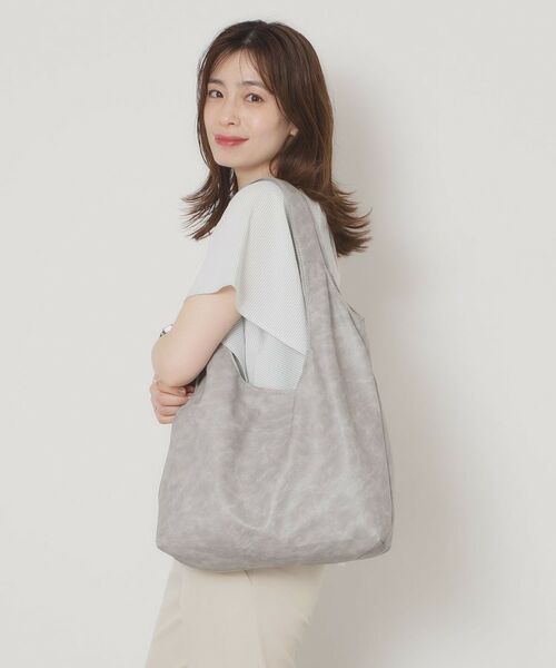 ITS'DEMO / イッツデモ トートバッグ | 【A4対応】ヴィンテージ合皮ラウンドトート | 詳細1