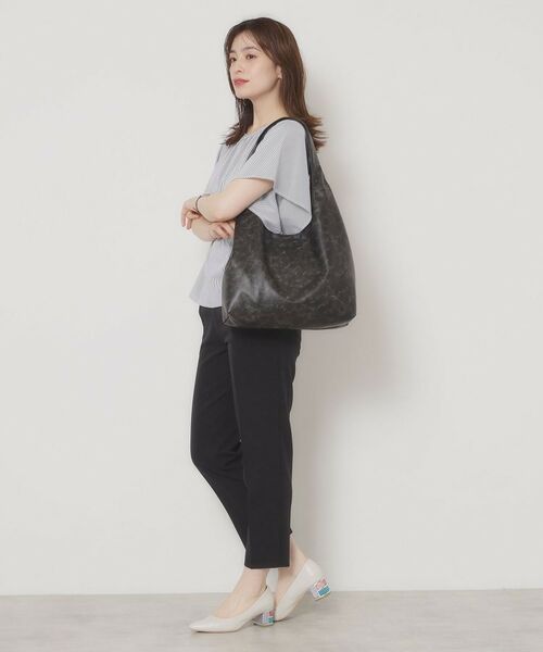 ITS'DEMO / イッツデモ トートバッグ | 【A4対応】ヴィンテージ合皮ラウンドトート | 詳細4