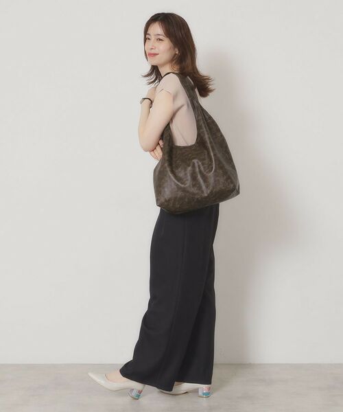 ITS'DEMO / イッツデモ トートバッグ | 【A4対応】ヴィンテージ合皮ラウンドトート | 詳細8