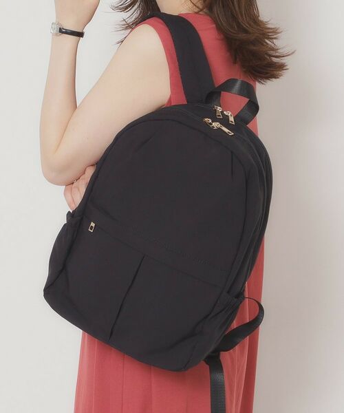 ITS'DEMO / イッツデモ リュック・バックパック | 【A4対応/9ポケット】ふんわり軽量リュック(ブラック(019))