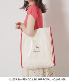 ITS'DEMO / イッツデモ トートバッグ | ＜サンリオキャラクターズ＞クリアポケットトート【A4対応】