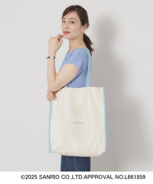 ITS'DEMO / イッツデモ トートバッグ | <サンリオキャラクターズ>クリアポケットトート【A4対応】 | 詳細10